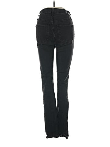 Madewell Tall Curvy High-Rise Skinny Jeans in Berkeley Wash: Button-Front Edition (view 2)