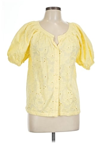 Calypso St. Barth Short Sleeve Blouse (view 1)