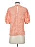 Amadi Orange Short Sleeve Blouse Size XS - photo 2