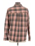 Moshu 100% Polyester Plaid Pink Long Sleeve Blouse Size M - photo 2