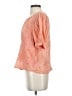 Amadi Orange Short Sleeve Blouse Size XS - photo 5