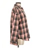 Moshu 100% Polyester Plaid Pink Long Sleeve Blouse Size M - photo 4