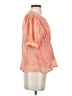 Amadi Orange Short Sleeve Blouse Size XS - photo 4