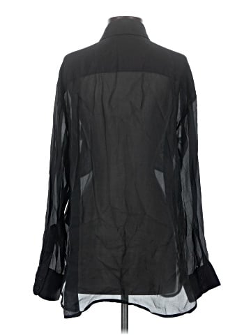 Gestuz Long Sleeve Button-Down Shirt (view 2)