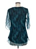 SeSe Code Teal 3/4 Sleeve Blouse Size M - photo 2