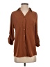 Maurices 100% Polyester Brown Tan 3/4 Sleeve Blouse Size S - photo 1