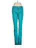 Express Jeans Color Block Teal Jeans Size 8 - photo 1