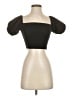 Zara Black Short Sleeve Blouse Size S - photo 1