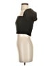 Zara Black Short Sleeve Blouse Size S - photo 5
