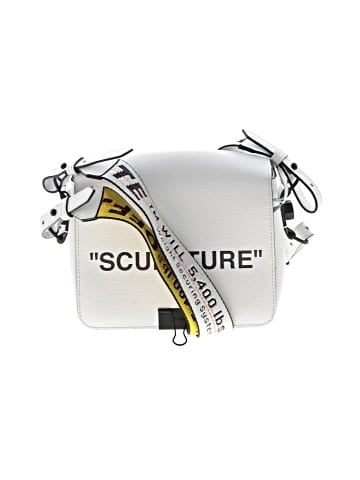 OFF-WHITE Leather Binder Clip Crossbody Bag (view 1)