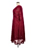 Unbranded Floral Burgundy Cocktail Dress Size 6XL - photo 5