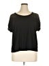 Company Ellen Tracy Black Short Sleeve Top Size XL - photo 1