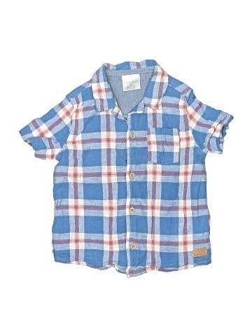 Kola Kids Short Sleeve Button-Down Shirt (view 1)