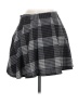 The Workshop Plaid Gray Casual Skirt Size M - photo 2