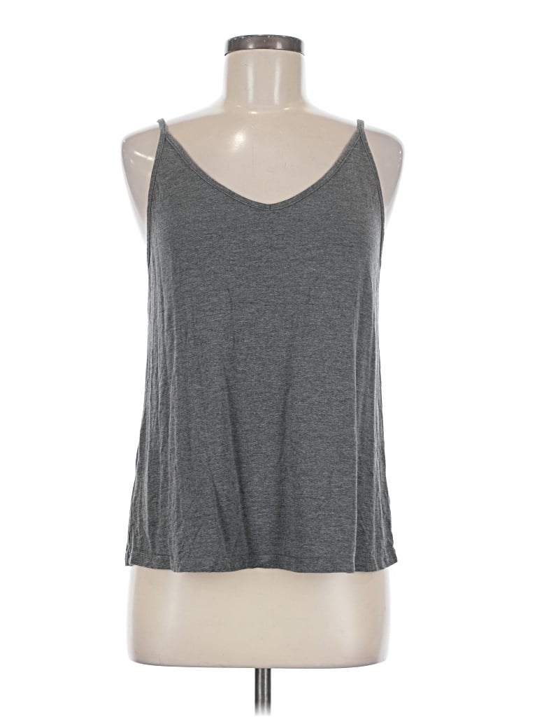 Pre-owned Zeagoo Tank Top Gray Halter Neckline Tops