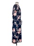 Unbranded Floral Blue Casual Dress Size S - photo 4