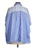 Day + Moon 100% Polyester Stripes Blue 3/4 Sleeve Blouse Size S - photo 2