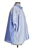 Day + Moon 100% Polyester Stripes Blue 3/4 Sleeve Blouse Size S - photo 4