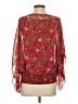 Max Studio 100% Polyester Red 3/4 Sleeve Blouse Size S - photo 2