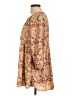 MELLODAY 100% Polyester Damask Floral Jacquard Tan Orange 3/4 Sleeve Blouse Size L - photo 5