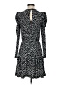 Scoop Polka Dots Black Cocktail Dress Size XS - photo 2