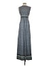 Max Studio Argyle Blue Teal Casual Dress Size XS - photo 2