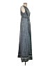 Max Studio Argyle Blue Teal Casual Dress Size XS - photo 4