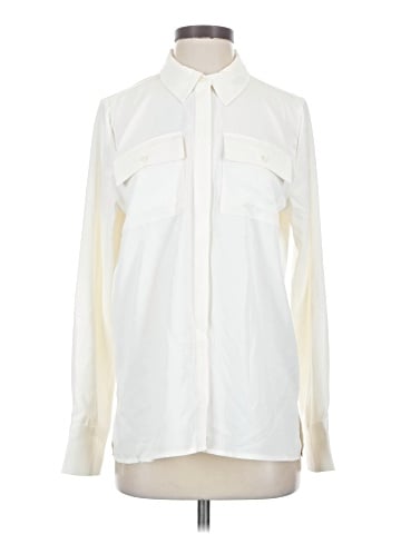 Scoop Long Sleeve Blouse (view 1)