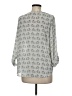 Pixley 100% Polyester Gray 3/4 Sleeve Blouse Size M - photo 2