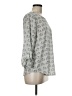 Pixley 100% Polyester Gray 3/4 Sleeve Blouse Size M - photo 4