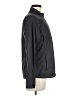 Asics 100% Polyester Solid Black Track Jacket Size M - photo 4