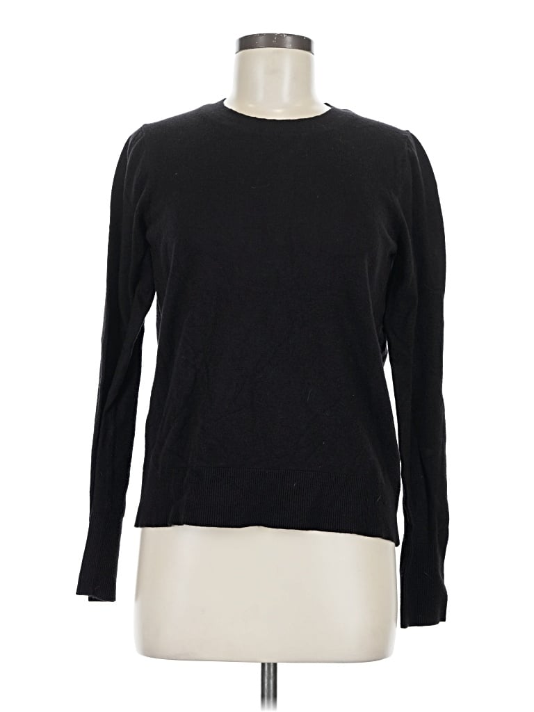 Pre-owned Free Assembly Long Sleeve T-shirt In Black