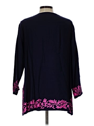 Gretchen Scott Designs 3/4 Sleeve Blouse (view 2)