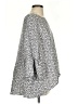 La Roque 100% Silk Silver Gray 3/4 Sleeve Silk Top Size 0 - photo 4
