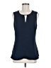 Nic + Zoe 100% Polyester Blue Sleeveless Blouse Size M - photo 1