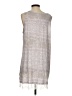 Logo Layers Silver Sleeveless T-Shirt Size XXS - photo 2