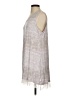 Logo Layers Silver Sleeveless T-Shirt Size XXS - photo 5