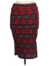 Rainbow Plaid Red Casual Skirt Size L - photo 1