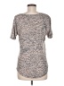 Z Supply Animal Print Gray Short Sleeve Top Size M - photo 2