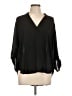 Elan 100% Polyester Black 3/4 Sleeve T-Shirt Size L - photo 1