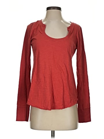 Little Yellow Button Long Sleeve T-Shirt (view 1)