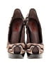 Missoni Chevron-herringbone Brown Black Heels Size EU 37 1/2 - photo 2