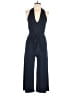 Veronica M. Solid Blue Jumpsuit Size S - photo 1