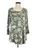 JM Collection Green 3/4 Sleeve Top Size M - photo 1