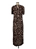 Assorted Brands Animal Print Brown Casual Dress Size M (estimated) - photo 2