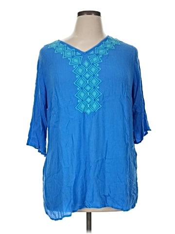 Lilly Pulitzer For Target 3/4 Sleeve Blouse (view 1)