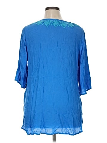 Lilly Pulitzer For Target 3/4 Sleeve Blouse (view 2)