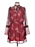 Unbranded Burgundy 3/4 Sleeve Blouse Size L (estimated) - photo 1