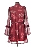 Unbranded Burgundy 3/4 Sleeve Blouse Size L (estimated) - photo 2