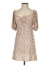 Bebop Floral Tan Casual Dress Size S - photo 1
